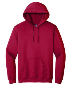 SwimOutlet Unisex Heavy Blend Hooded Sweatshirt Antique Cherry Red