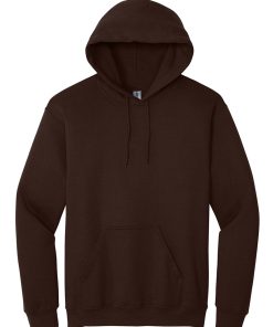 SwimOutlet Unisex Heavy Blend Hooded Sweatshirt Dark Chocolate
