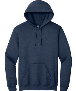 SwimOutlet Unisex Heavy Blend Hooded Sweatshirt Heather Sport Dark Navy